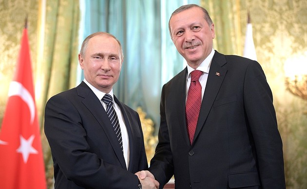 Переговоры Путина и Эрдогана начались в Кремле 
