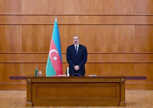 Ильхам Алиев: за несколько лет все семьи шехидов будут обеспечены домами и квартирами