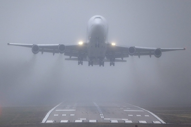 Краснодарский аэропорт снова закрыт из-за тумана