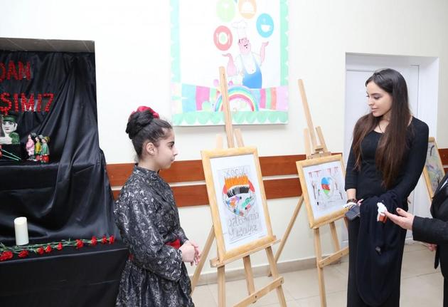 Лейла Алиева встретилась с воспитанниками детского дома в Баку