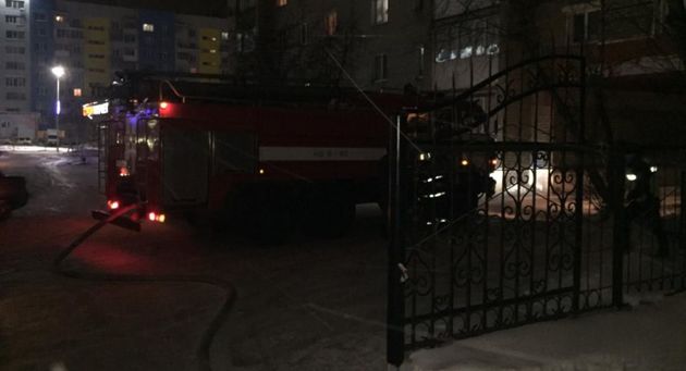 Пожар на стихийной свалке "закоптил" ресторан в казахстанском Петропавловске