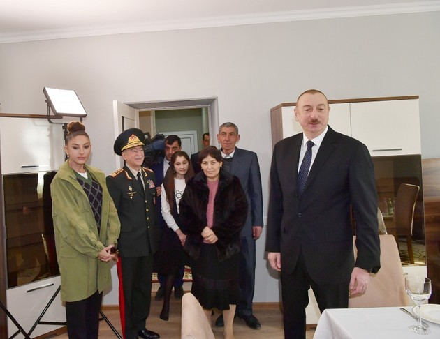 Ильхам Алиев и Мехрибан Алиева посетили Шамахинский район