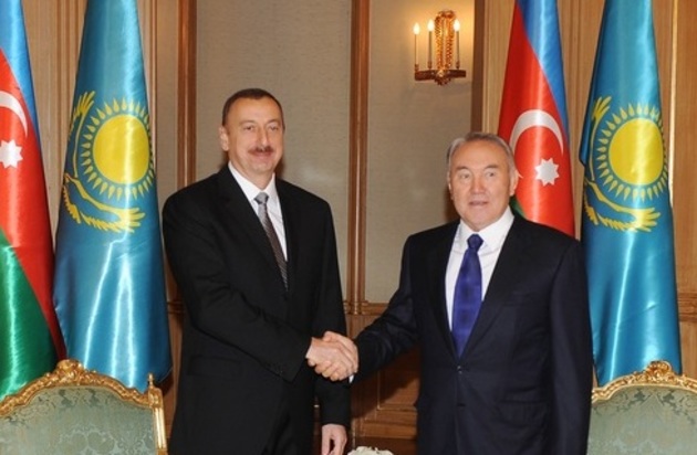 Ильхам Алиев провел переговоры с Нурсултаном Назарбаевым