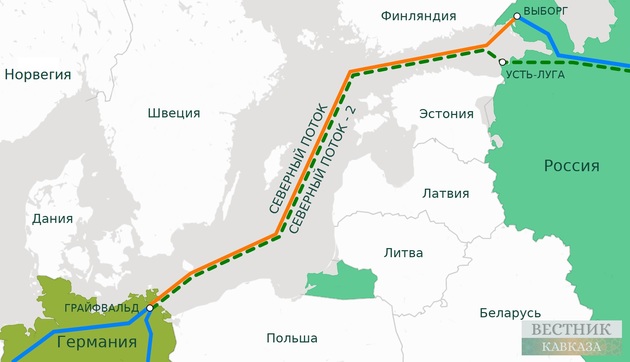 "Газпром" построил 40% "Северного потока-2"