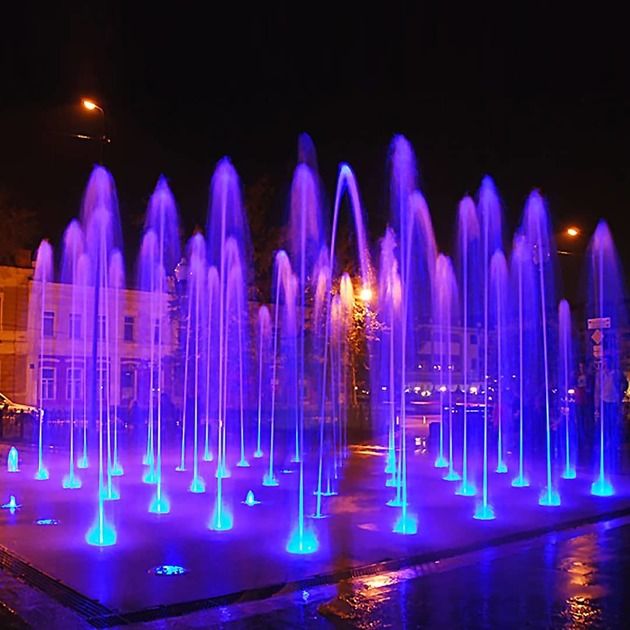 В столице Ингушетии ко Дню города заработал сухой фонтан