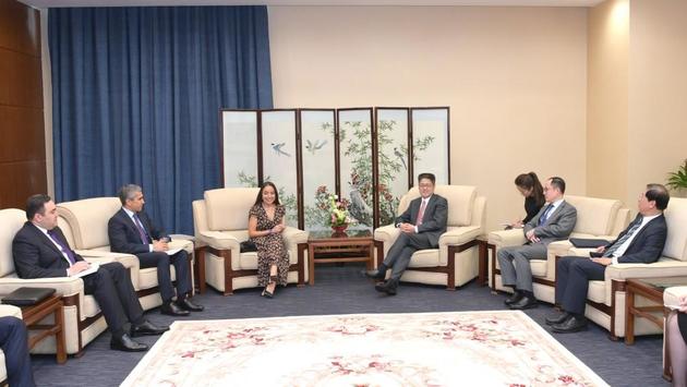 Лейла Алиева встретилась в Пекине с заместителем главы МИД Китая