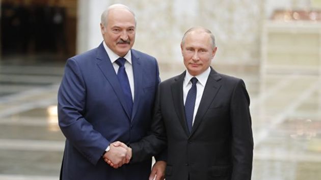 Путин обсудил сотрудничество с Лукашенко