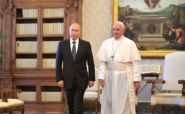 Путин рассказал о встрече с папой Римским 