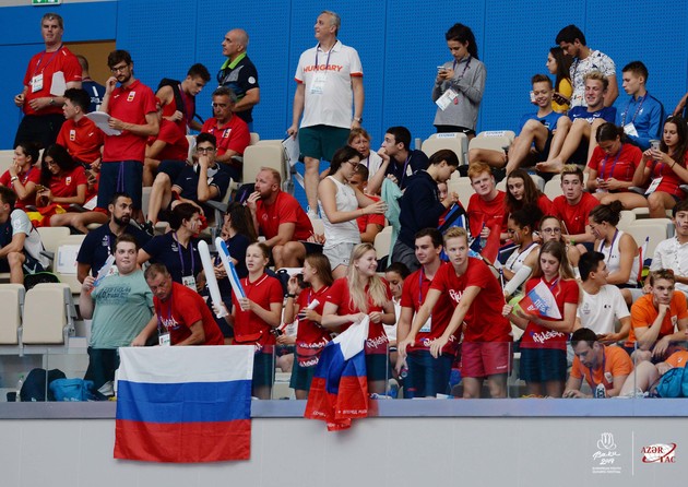 Россия лидирует в общем медальном зачете на олимпийском фестивале в Баку 