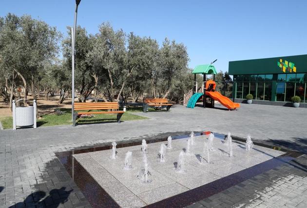 Мехрибан Алиева посетила новый парк отдыха и реконструированную школу в поселке Кюрдаханы