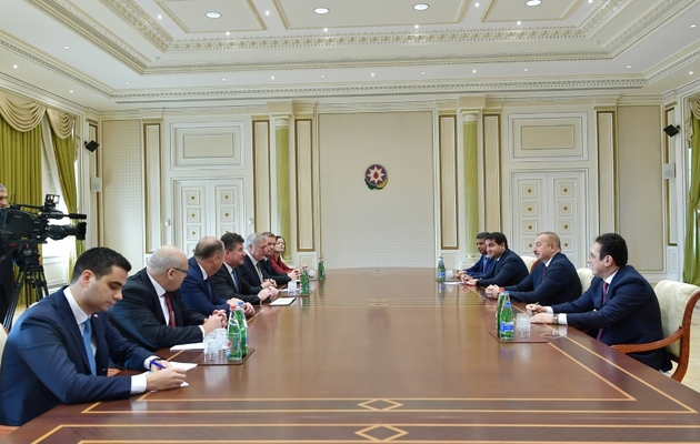 Ильхам Алиев провел переговоры с министром иностранных и европейских дел Словакии, председателем ОБСЕ Мирославом Лайчаком