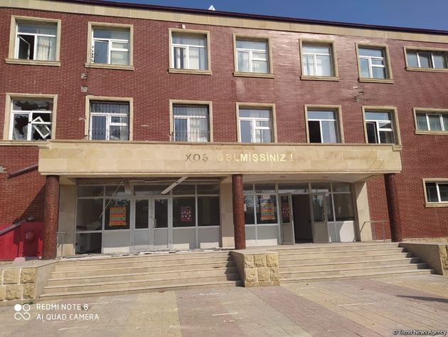 Армии Армении атаковала среднюю школу в Тертере (ФОТО)