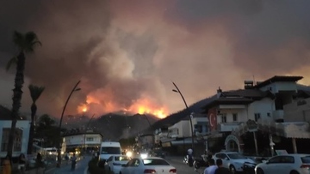 Тринадцать очагов лесных пожаров остаются в шести провинциях Турции