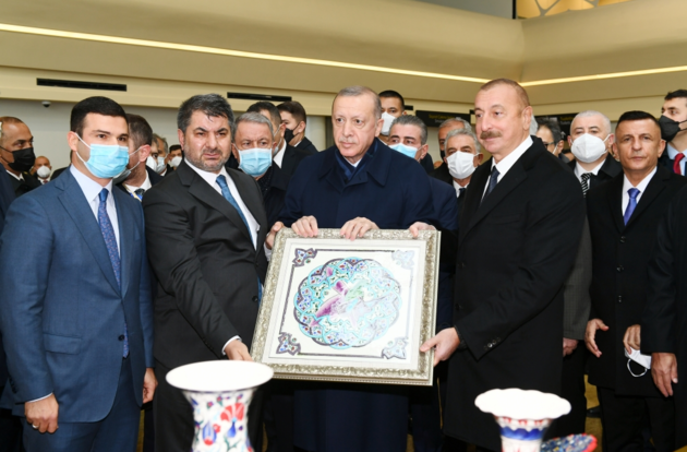 Алиев и Эрдоган официально открыли Международный аэропорт Физули (ФОТО)