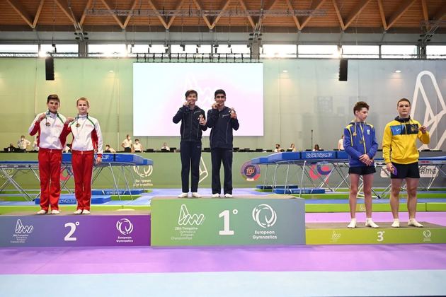 Гимнасты из Азербайджана взяли "золото" и "бронзу" на чемпионате Европы