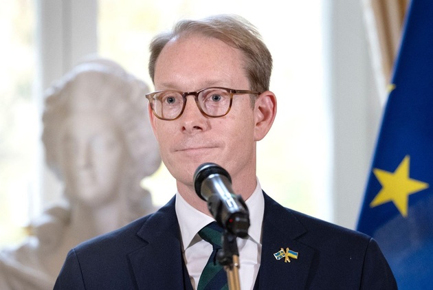 Министр иностранных дел Швеции Тобиас Билльстрем