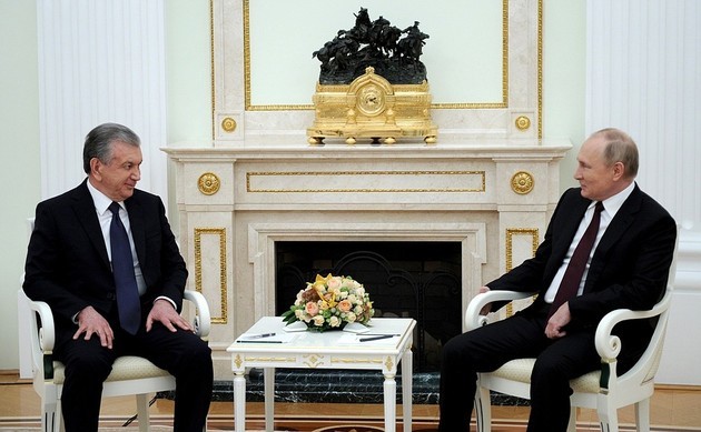 Путин поздравил переизбранного президента Узбекистана