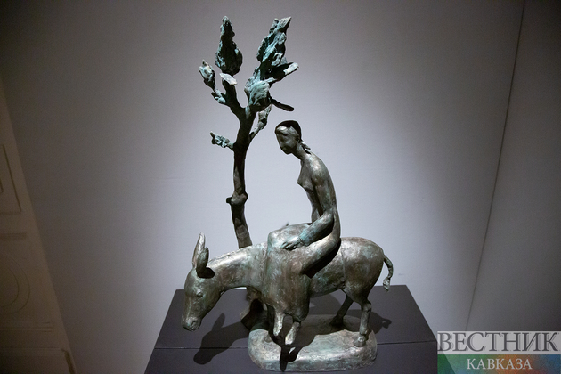 Стильная туркменская скульптура в музее Востока
