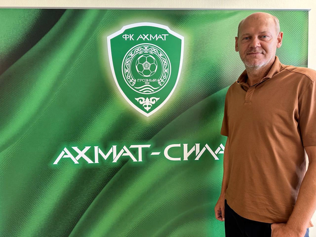 Главный тренер футбольного клуба “Ахмат“ Мирослав Ромащенко