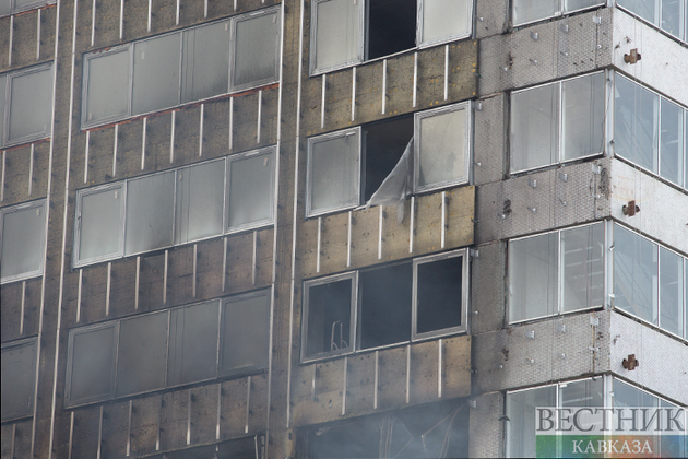 Крупный пожар тушили в центре Ростова-на-Дону