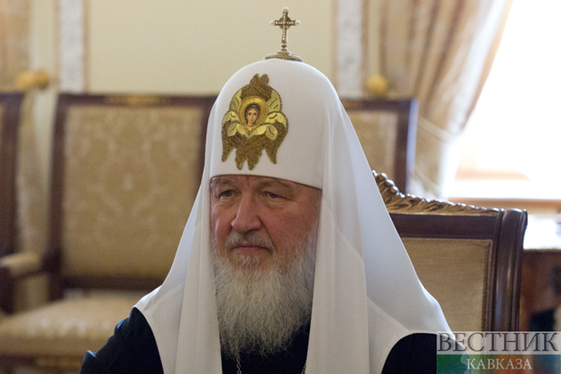 Патриарх Кирилл поздравил Илию II с 40-летием интронизации