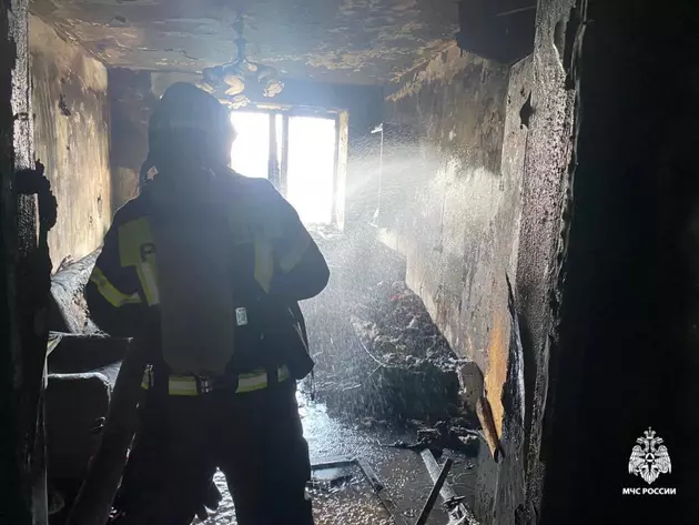 Пожар в Минводах: сгорела квартира, погиб человек