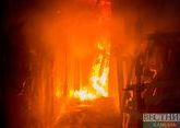 В Адигенском районе загорелись три жилых дома  