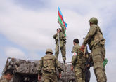 Флаг Азербайджана реет на посту, где Мубариз Ибрагимов уничтожил живую силу ВС Армении (ВИДЕО) 
