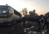 Автобус столкнулся с легковушкой в Дагестане - есть жертвы