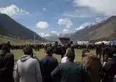 Сто всадников из КЧР преодолели конный переход через перевал Гум-баши