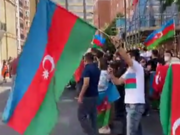Армянская диаспора напала на азербайджанцев в Лондоне