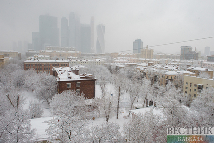 Сильнейший за эту зиму снегопад в Москве
