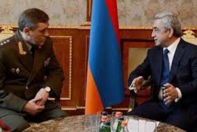 Начальник Генштаба России обсудил вопросы военного сотрудничества с президентом Армении