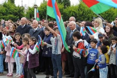 В Хачмазе прошел концерт в честь дня рождения Гейдара Алиева и 15-летия Фонда Гейдара Алиева