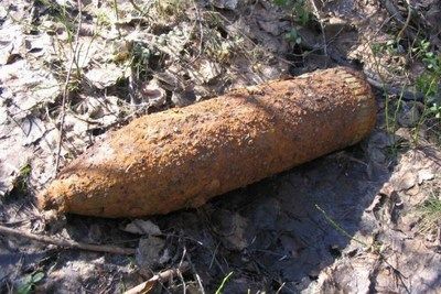 На окраине Ставрополя нашли артиллерийский снаряд времен войны