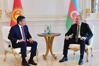 Ильхам Алиев и Сооронбай Жээнбеков провели встречу в Баку