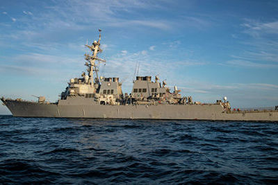 Эсминец Porter ВМС США покидает акваторию Черного моря 