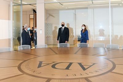 Ильхам и Мехрибан Алиевы открыли два новых корпуса Университета ADA (ФОТО)