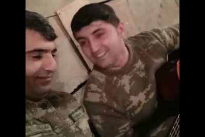 Азербайджанские военные подарили песню жителям Сумгайыта (ВИДЕО)