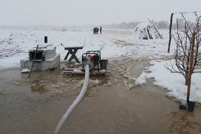 Зимние ливни затопили три села в Казахстане