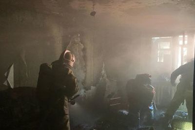 Потерявшую сознание пожилую женщину спасли из пожара в Экибастузе