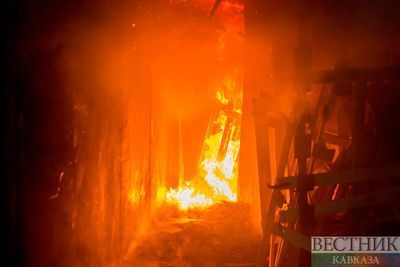 Пожар тушили на территории онкоцентра в Тбилиси