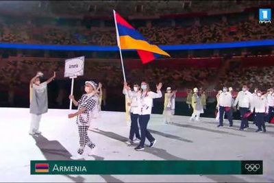 Спортсмены из Армении приняли участие в церемонии открытия Олимпиады в Токио (ФОТО)