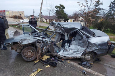 Житель Дагестана нарушил ПДД и погиб в автокатастрофе (ФОТО)