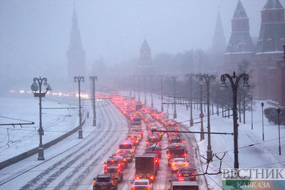 В Москве начался сильный снегопад