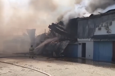 На Ставрополье горит гостиница