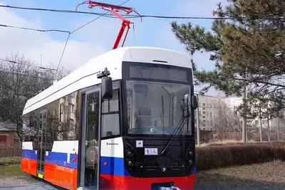 Скоростной трамвай отправился в первый рейс в Пятигорске