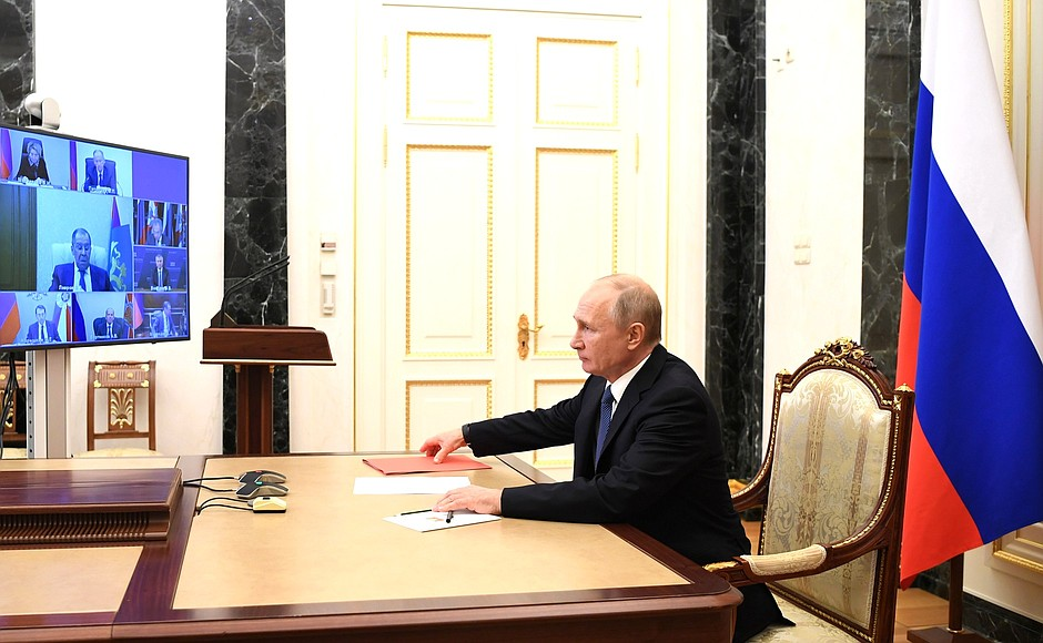 Путин провел совещание Совбеза, посвященное Карабаху и коронавирусу |  Вестник Кавказа