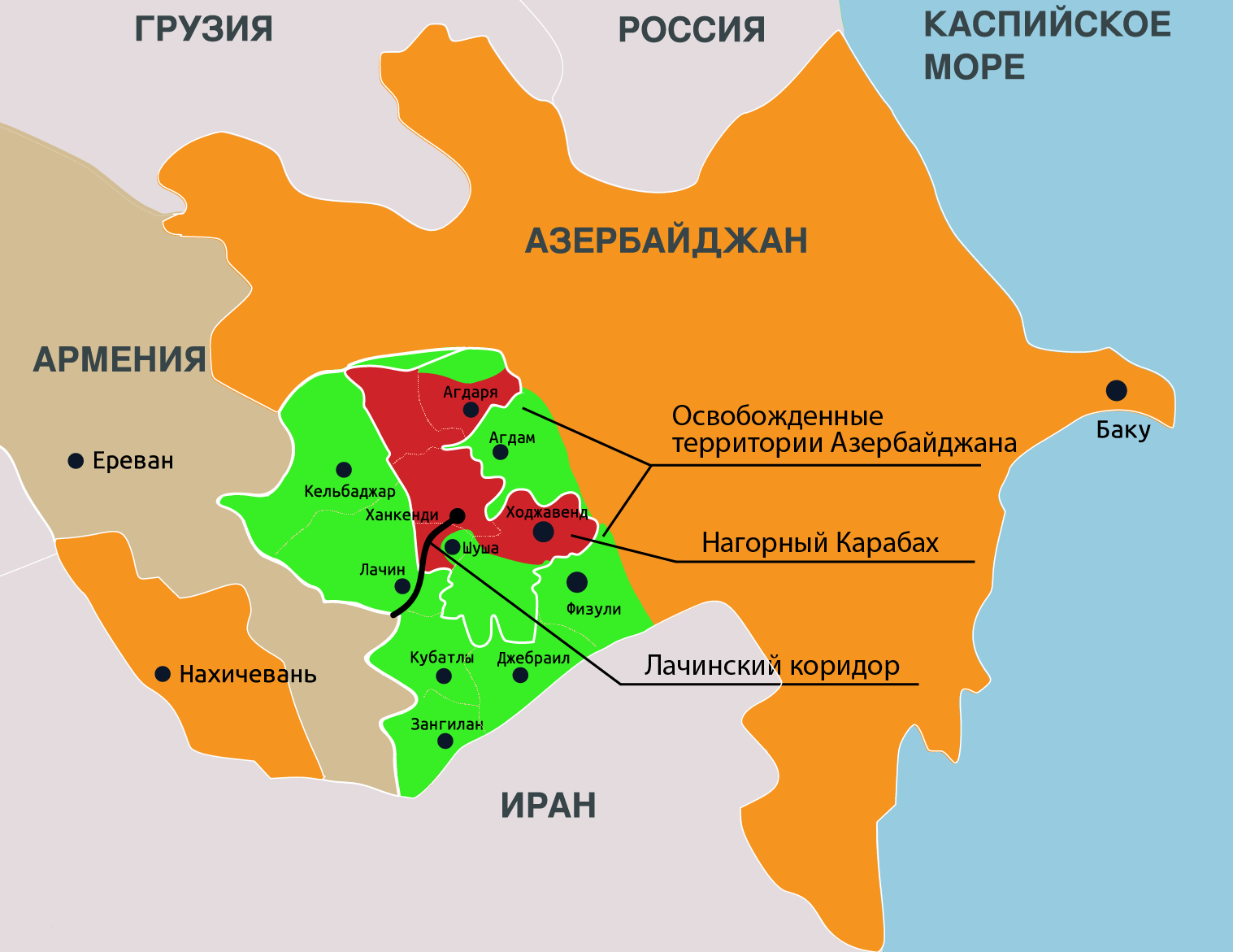 Карта плотности населения азербайджана