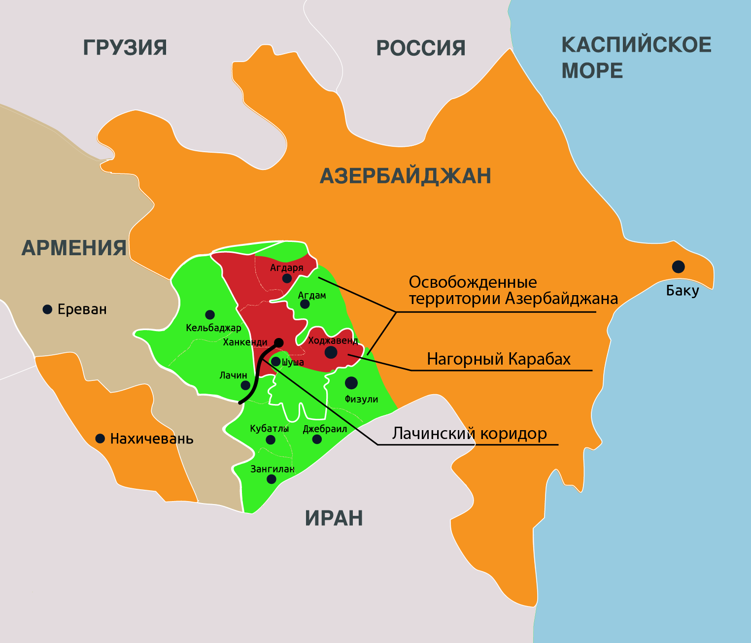 Карта армении и азербайджана 1975